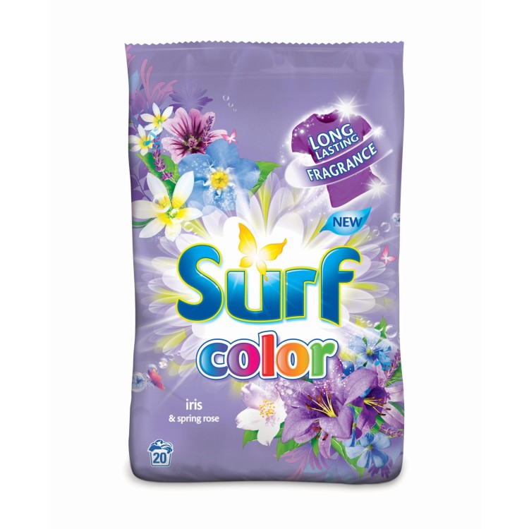 Surf 20dáv/1.4kg Color Iris Fialový - Drogerie Prací prostředky Prací prášky 20 - 60 dávek